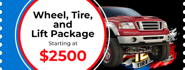 Wheel, Tire and Lift Package